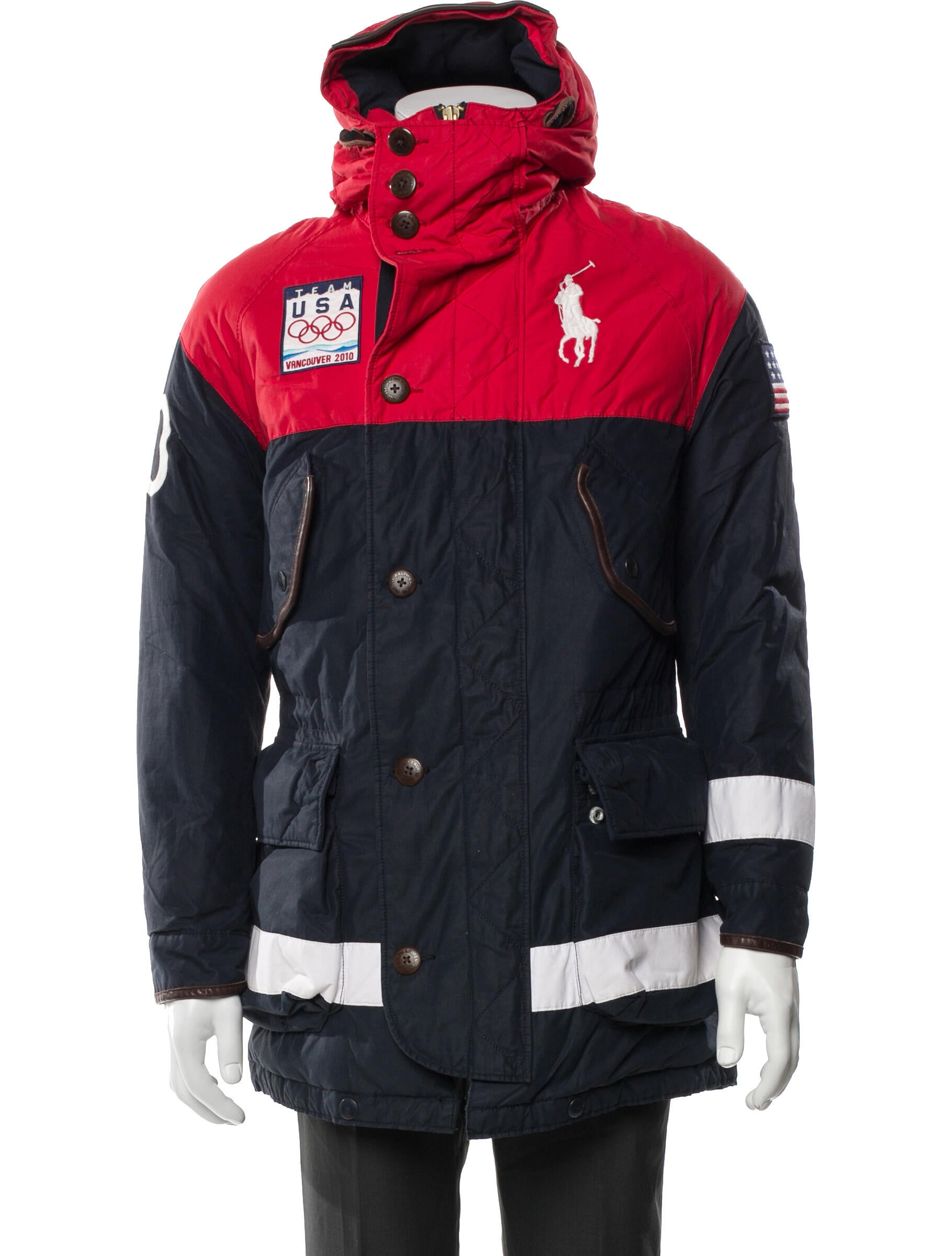 Ralph Lauren Colorblock Pattern Parka