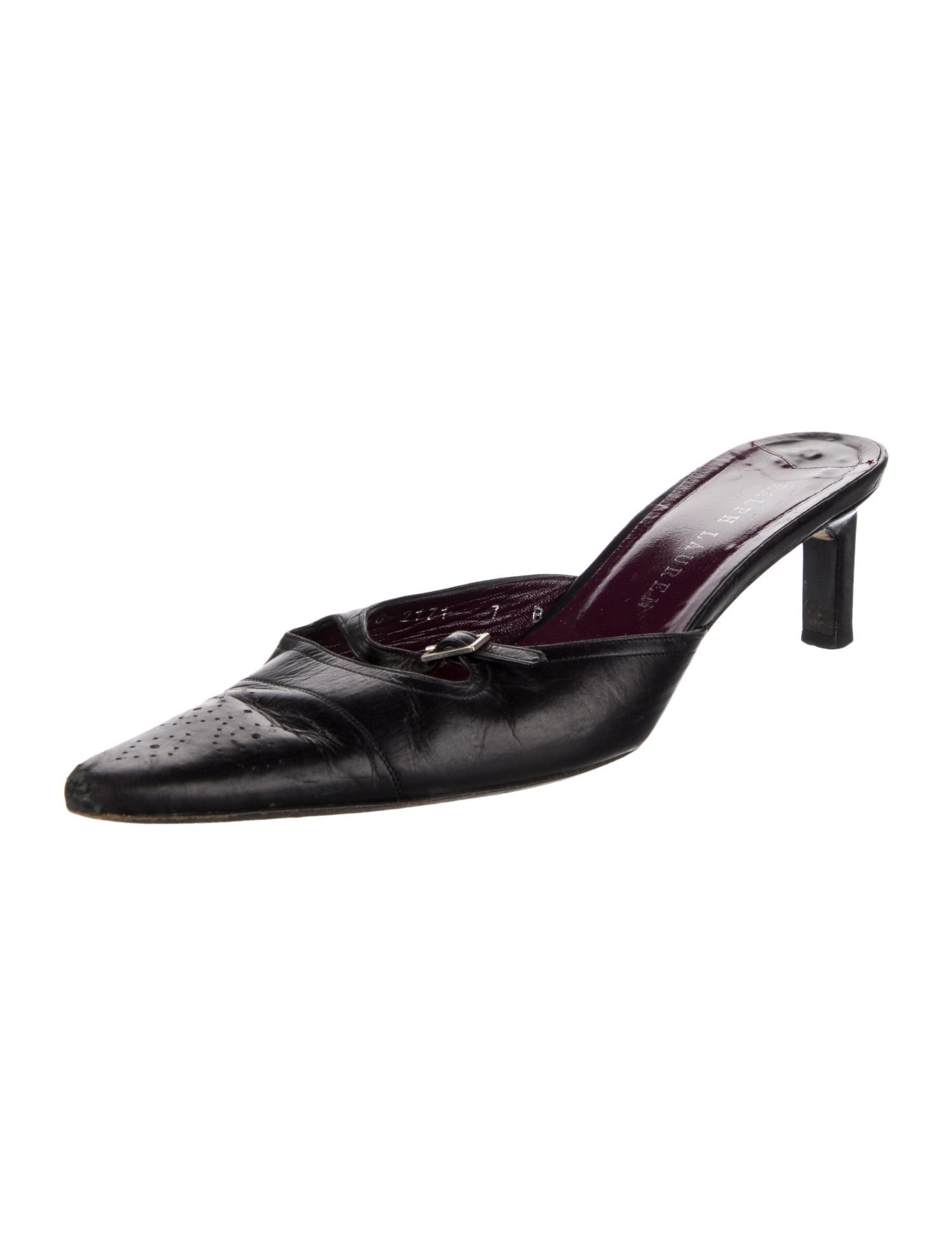 Ralph Lauren Leather Mules