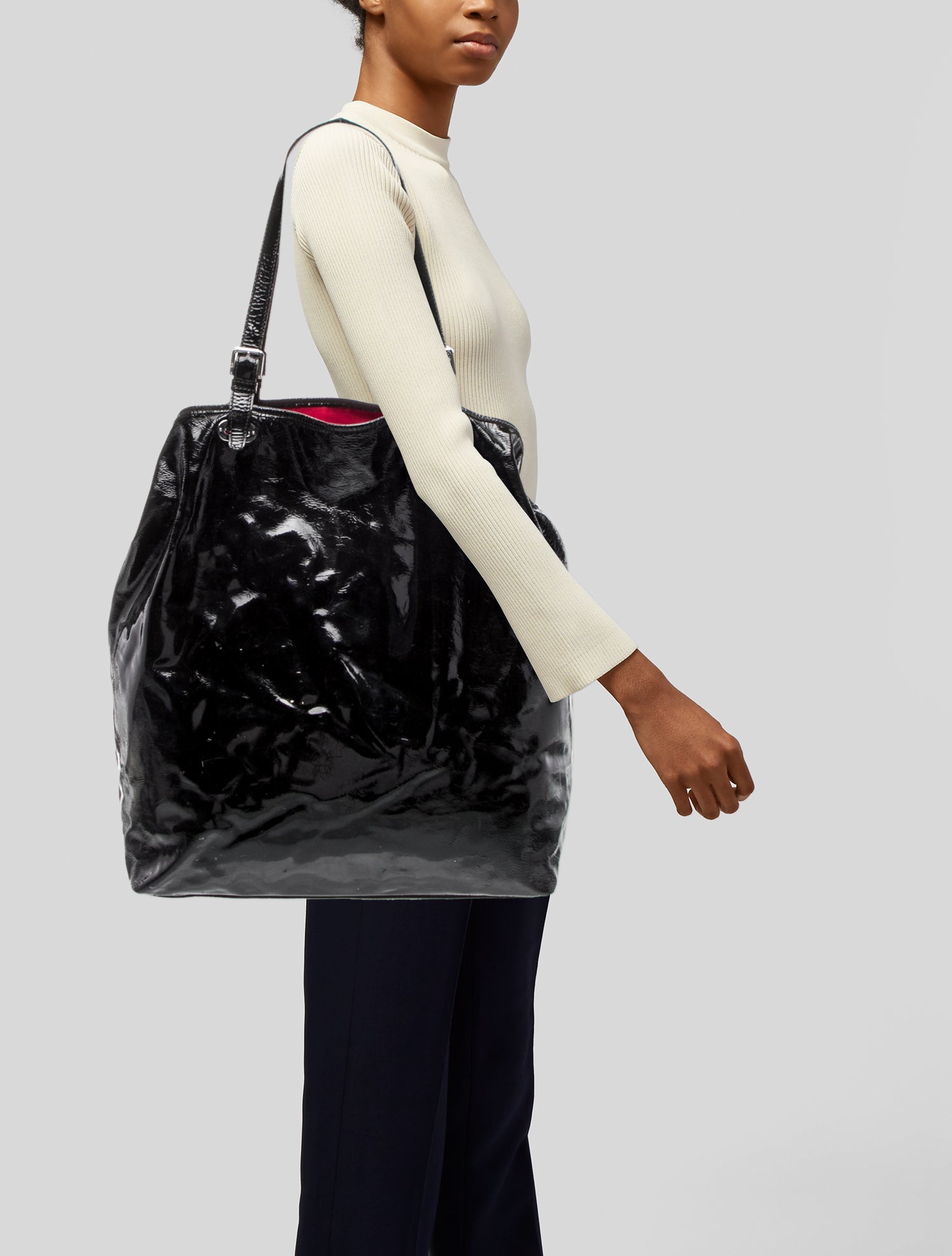 Ralph Lauren Patent Leather Tote