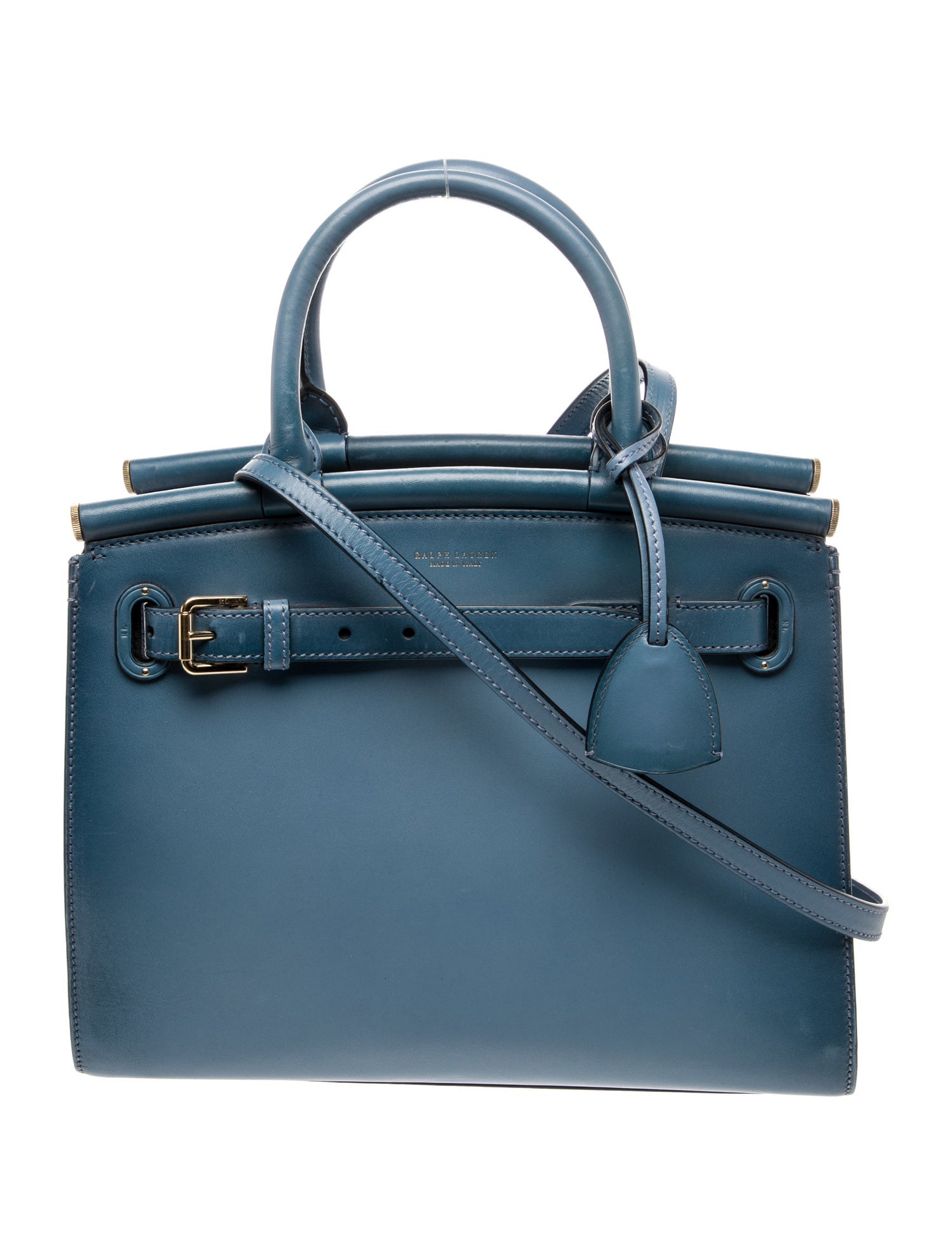 Ralph Lauren Leather Top Handle Bag