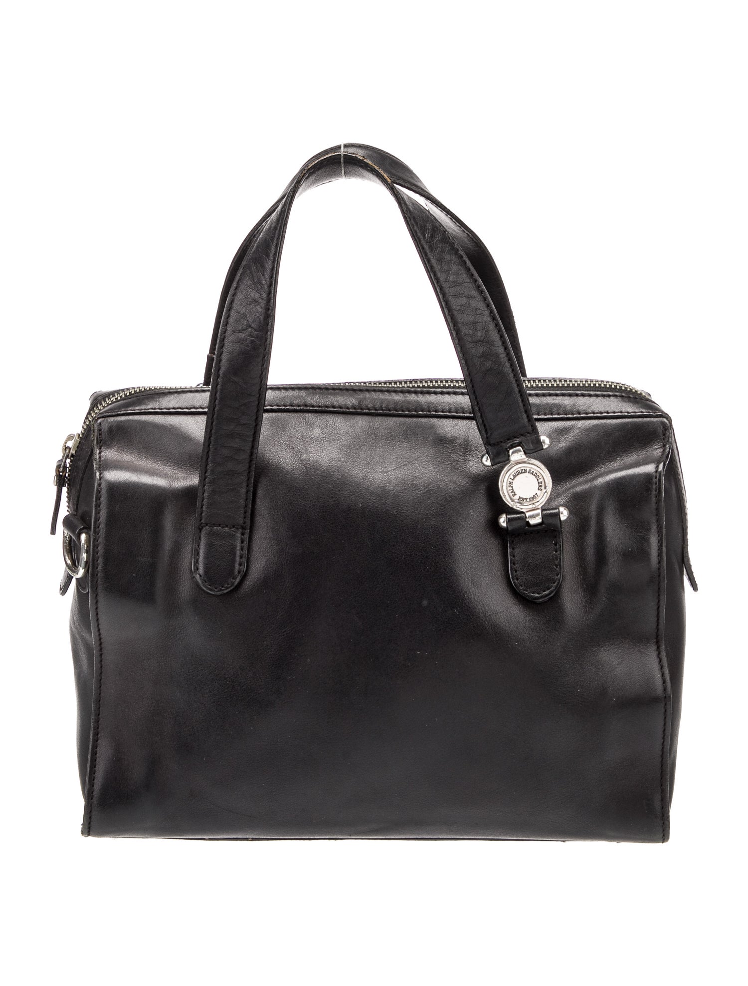 Ralph Lauren Leather Top Handle Bag Vintage