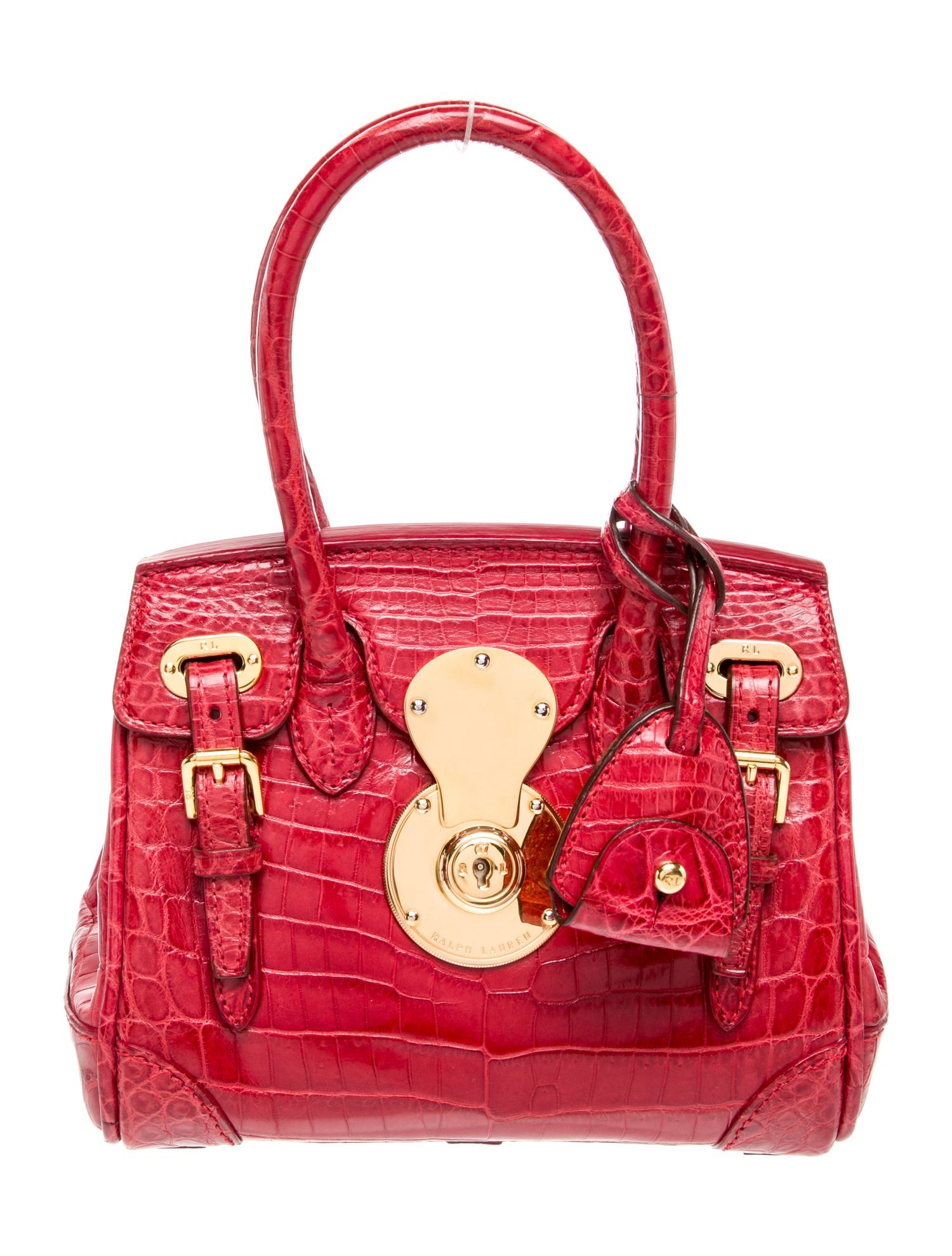 Ralph Lauren Alligator Top Handle Bag