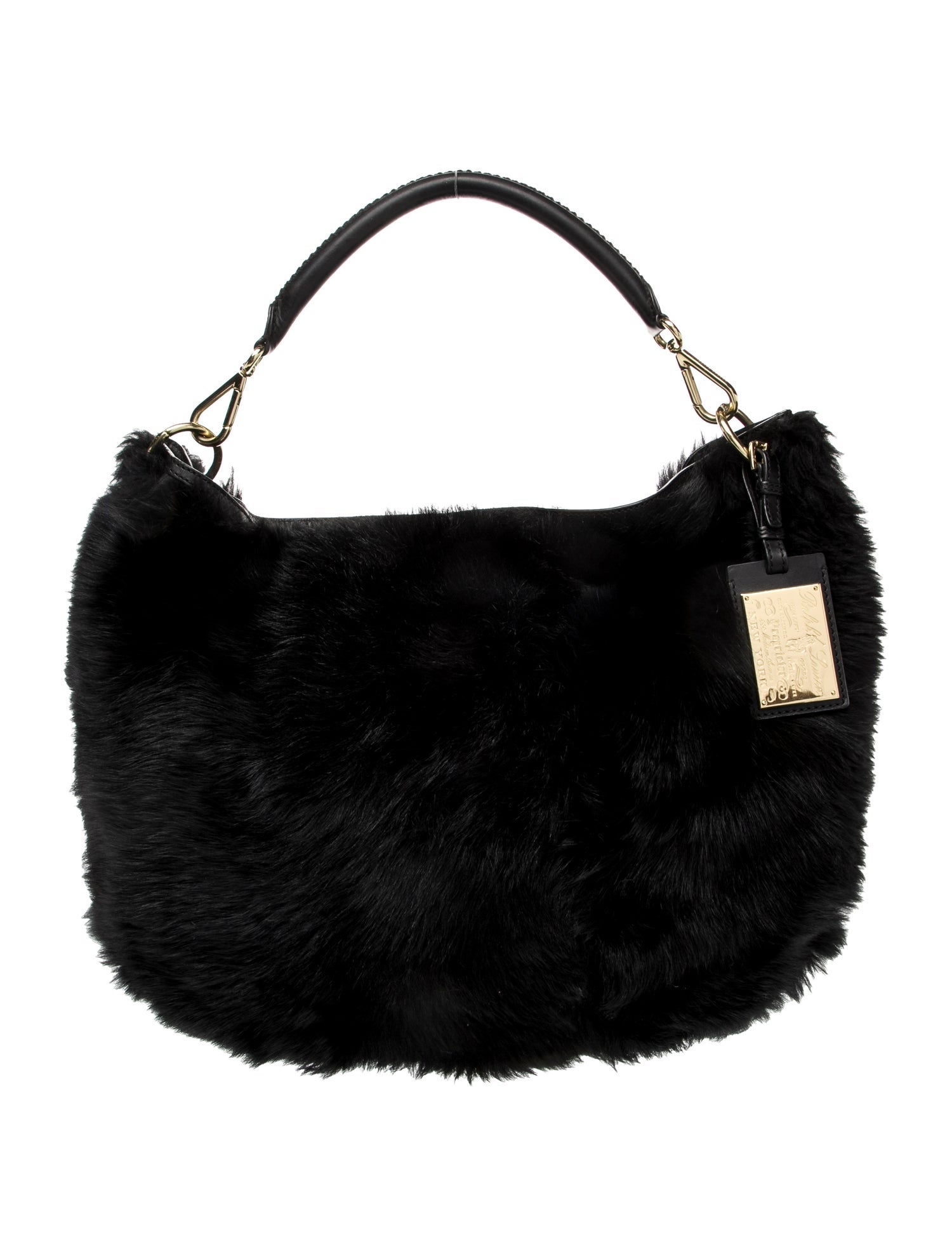 Ralph Lauren Fur Top Handle Bag
