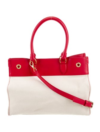 Ralph Lauren Canvas Top Handle Bag