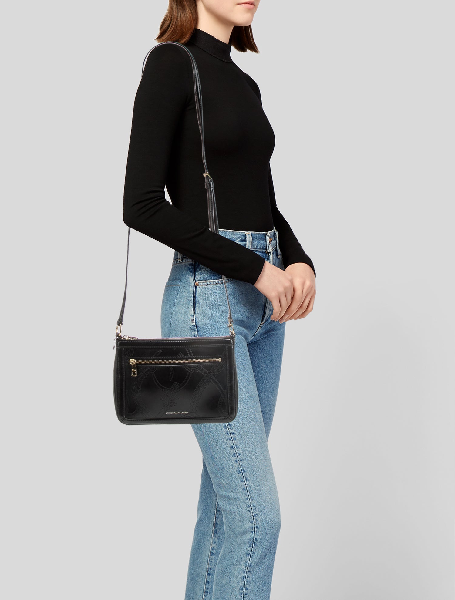 Lauren Ralph Lauren Leather Crossbody Bag
