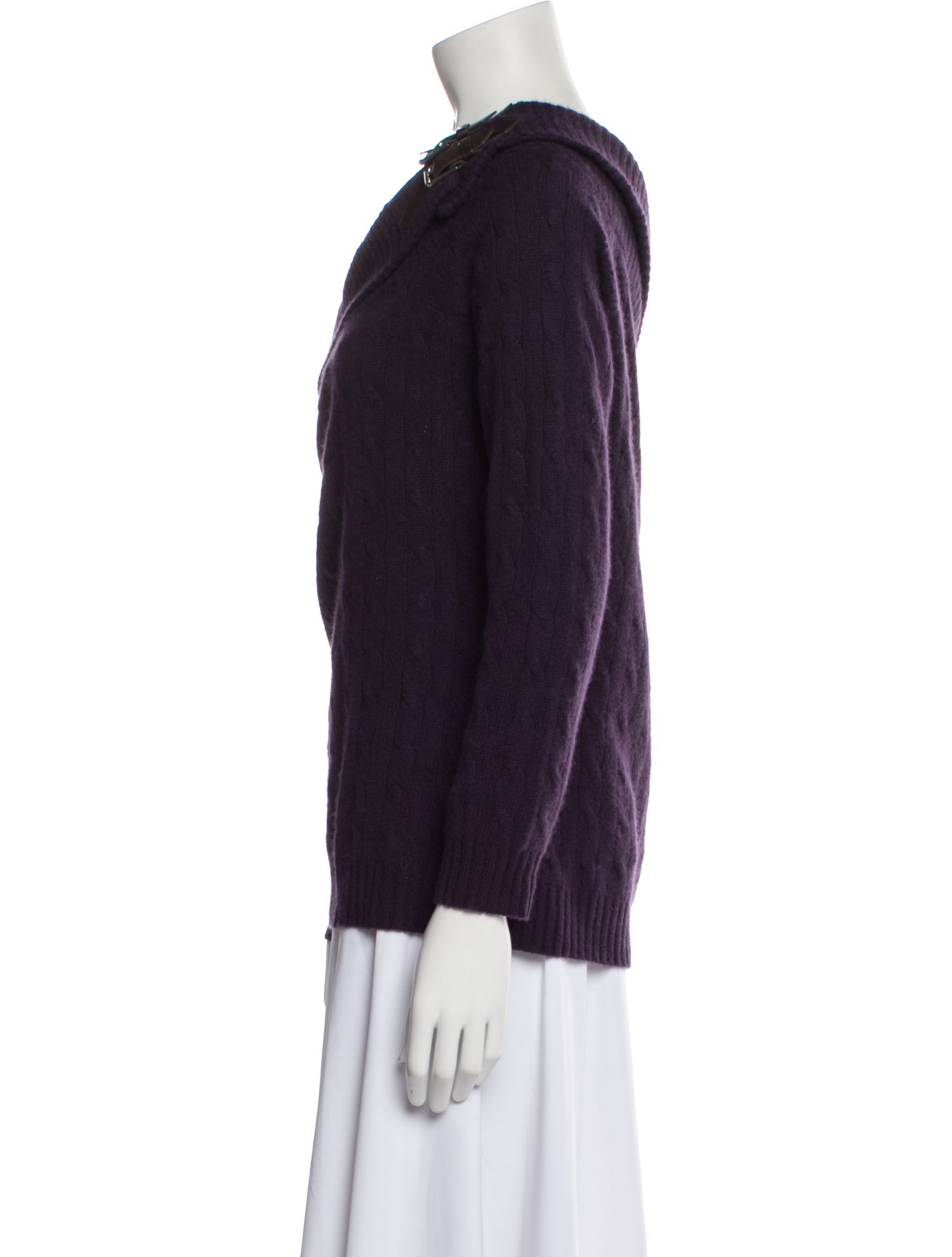Ralph Lauren Black Label Cashmere Bateau Neckline Sweater