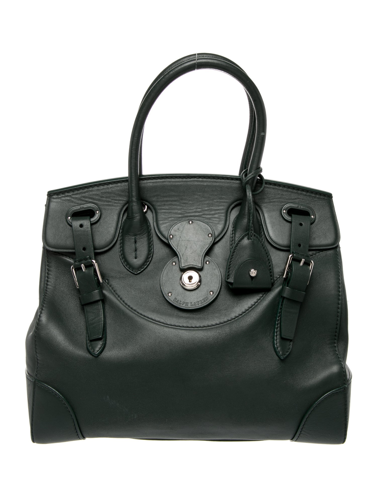 Ralph Lauren Leather Top Handle Bag