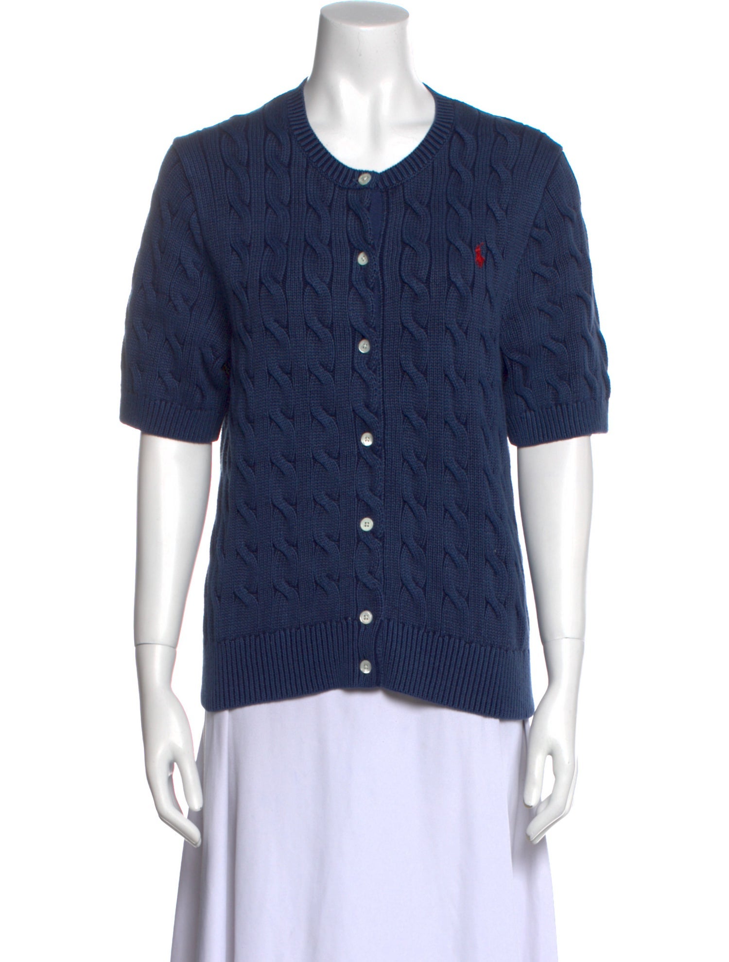 Ralph Lauren Patterned Scoop Neck Sweater w/ Tags