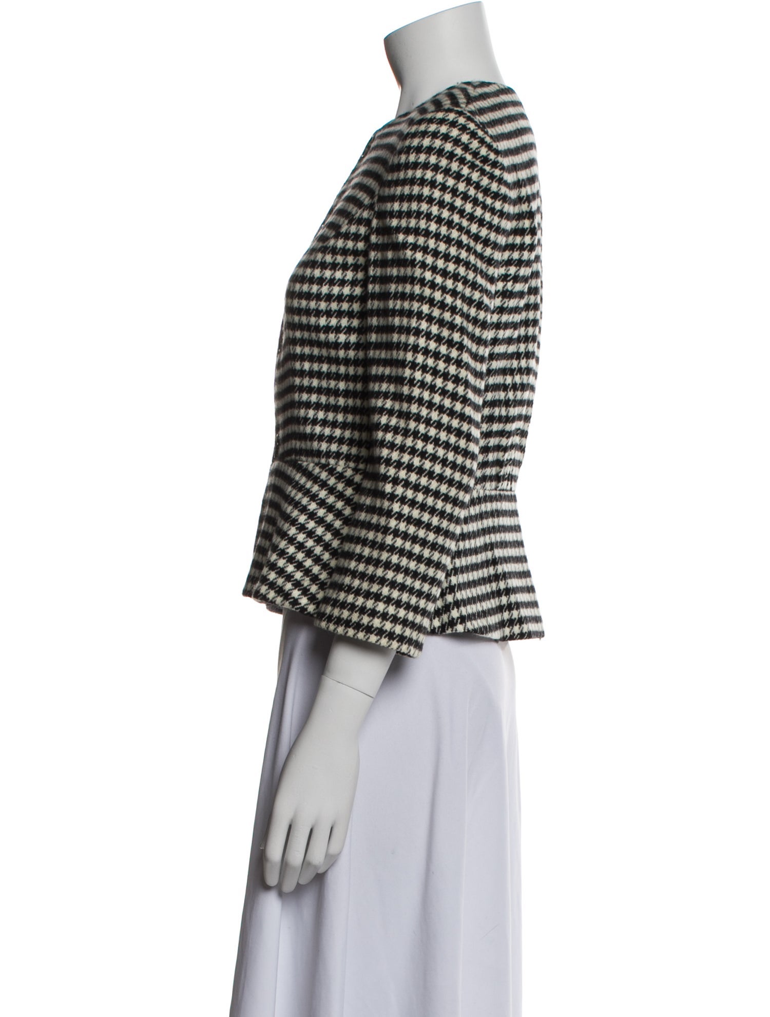 Ralph Lauren Black Label Wool Houndstooth Print Evening Jacket w/ Tags