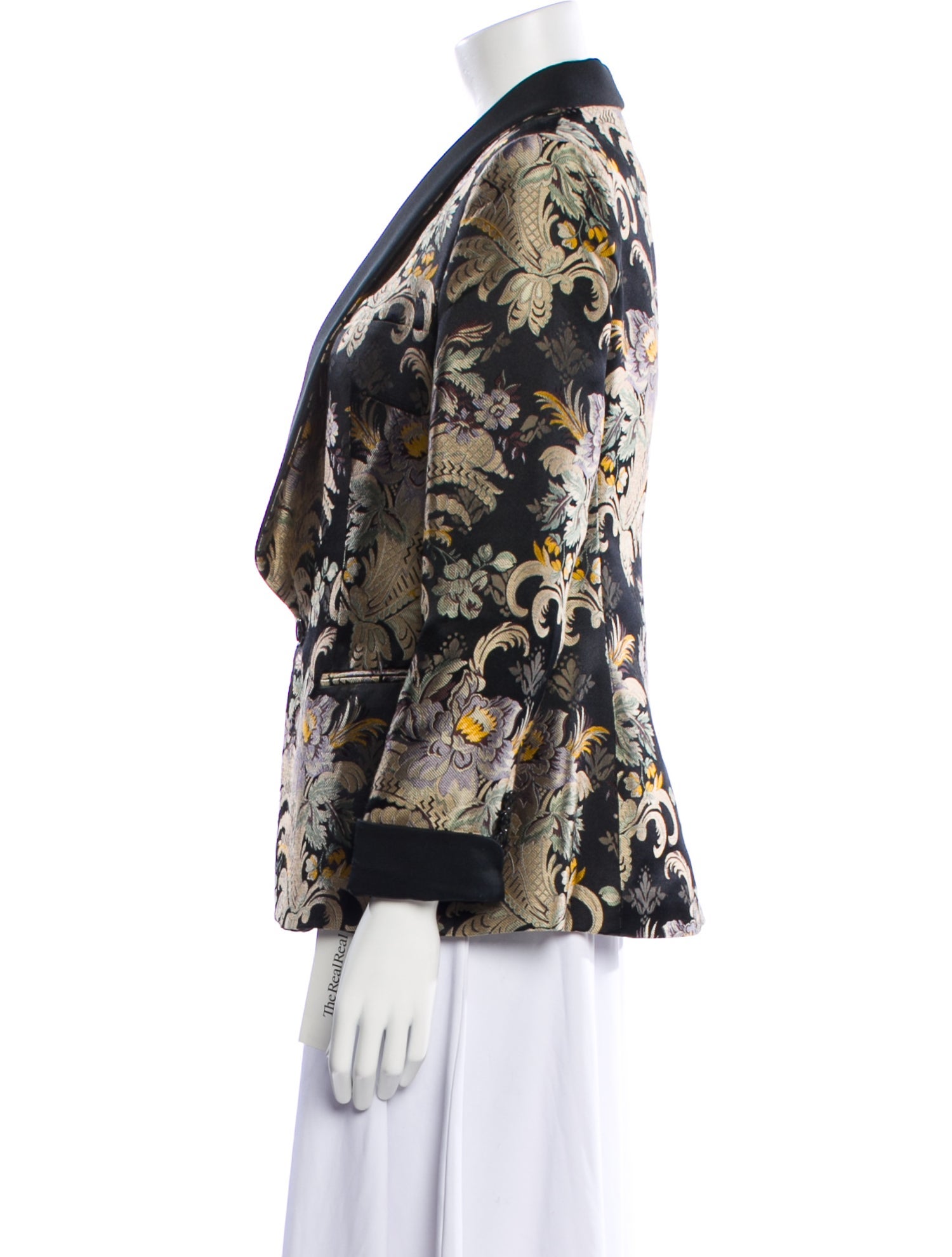 Ralph Lauren Collection Silk Paisley Print Blazer
