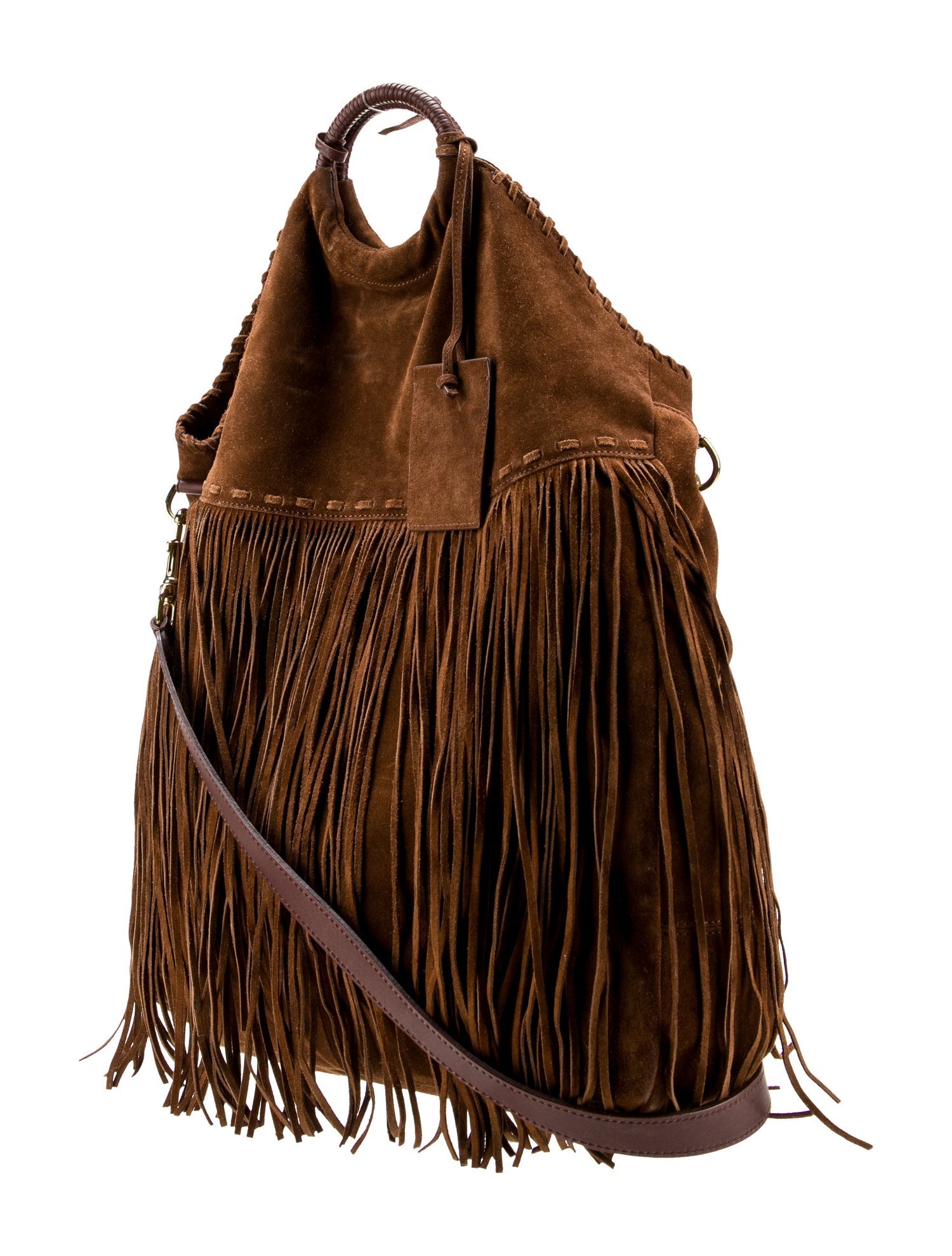 Ralph Lauren Suede Bucket Bag