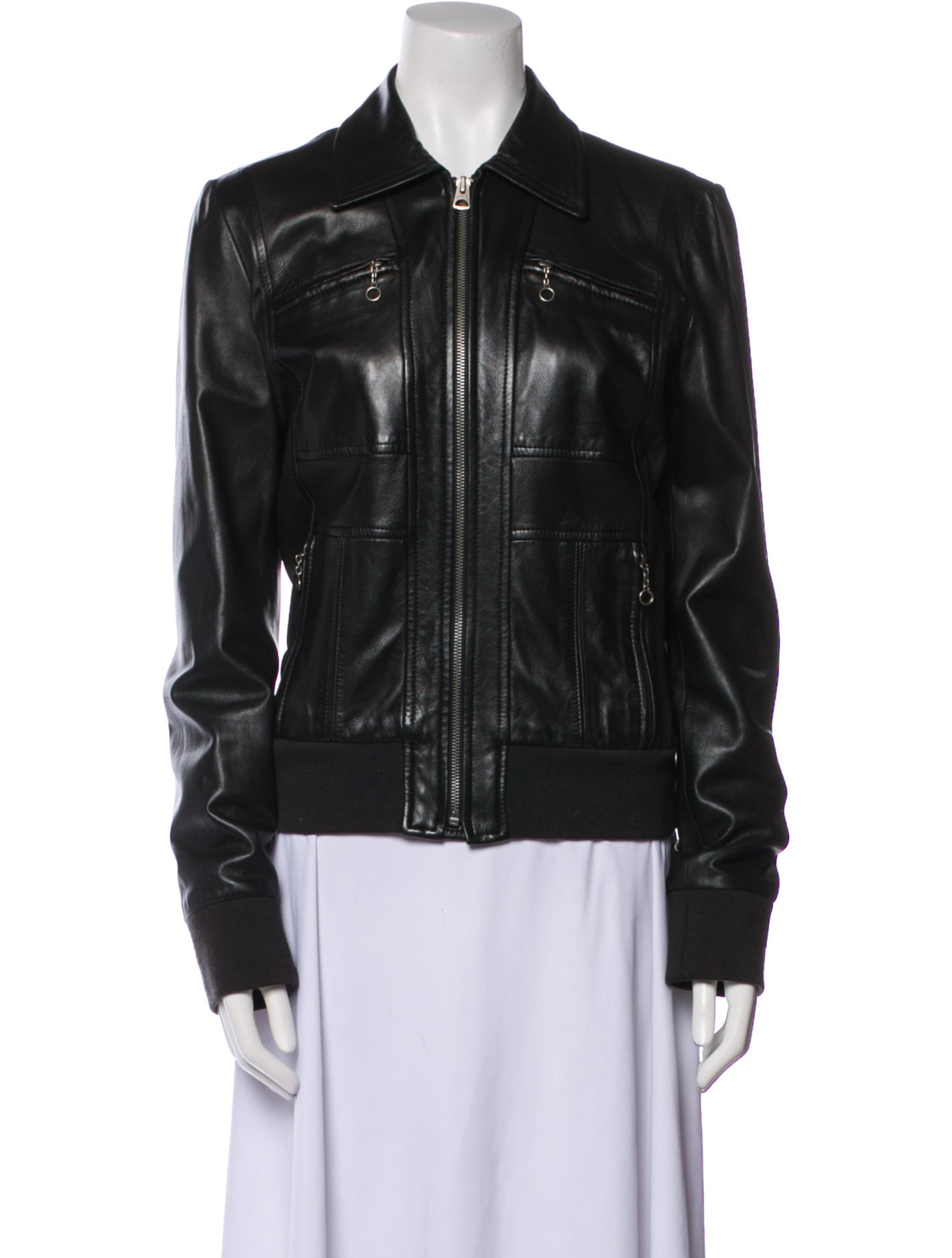 Ralph Lauren Leather Bomber Jacket