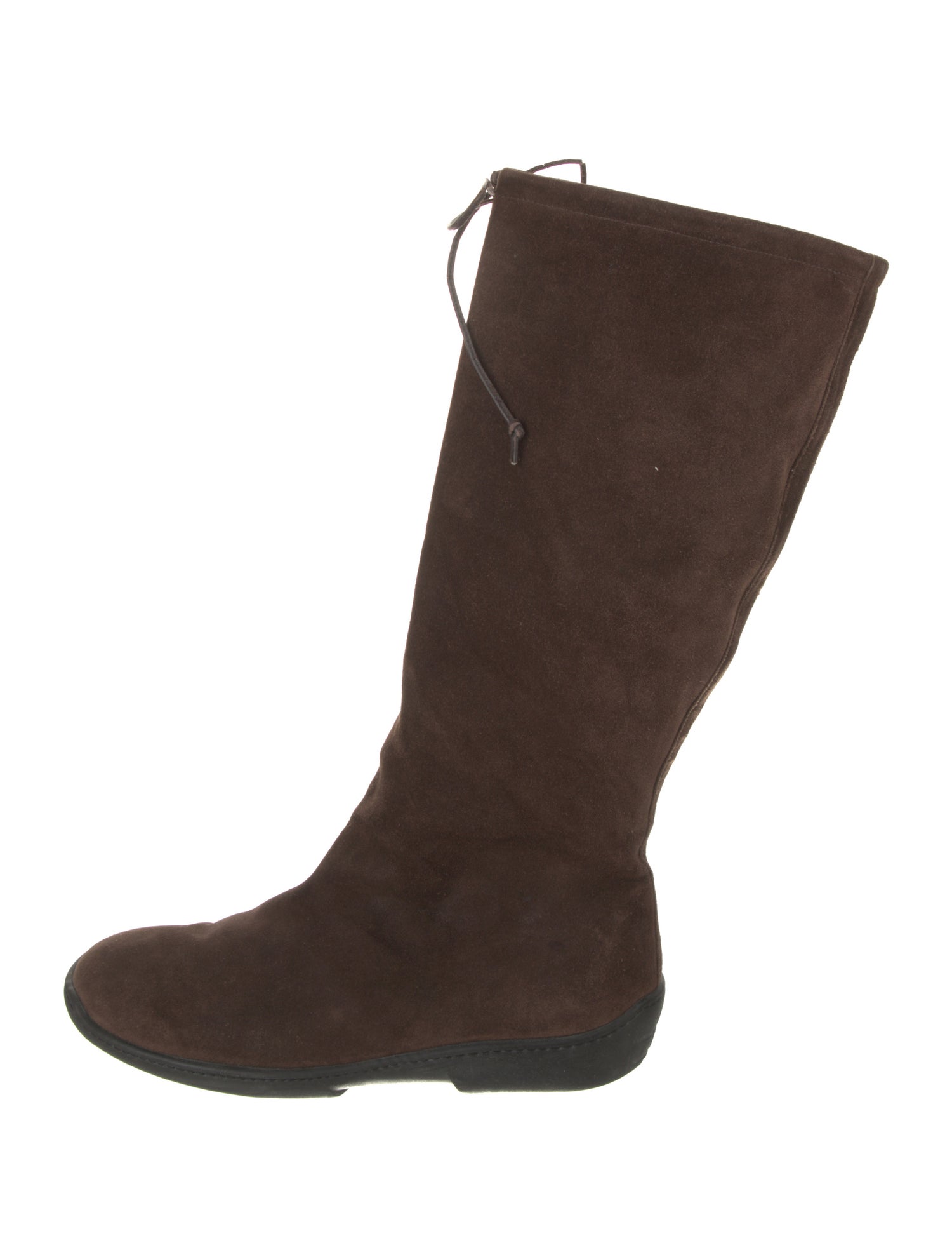 Ralph Lauren Suede Leather Trim Embellishment Boots