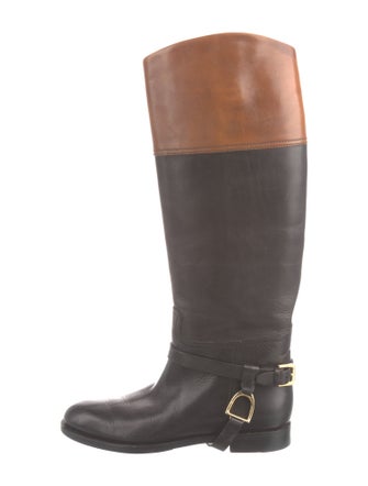 Ralph Lauren Leather Riding Boots