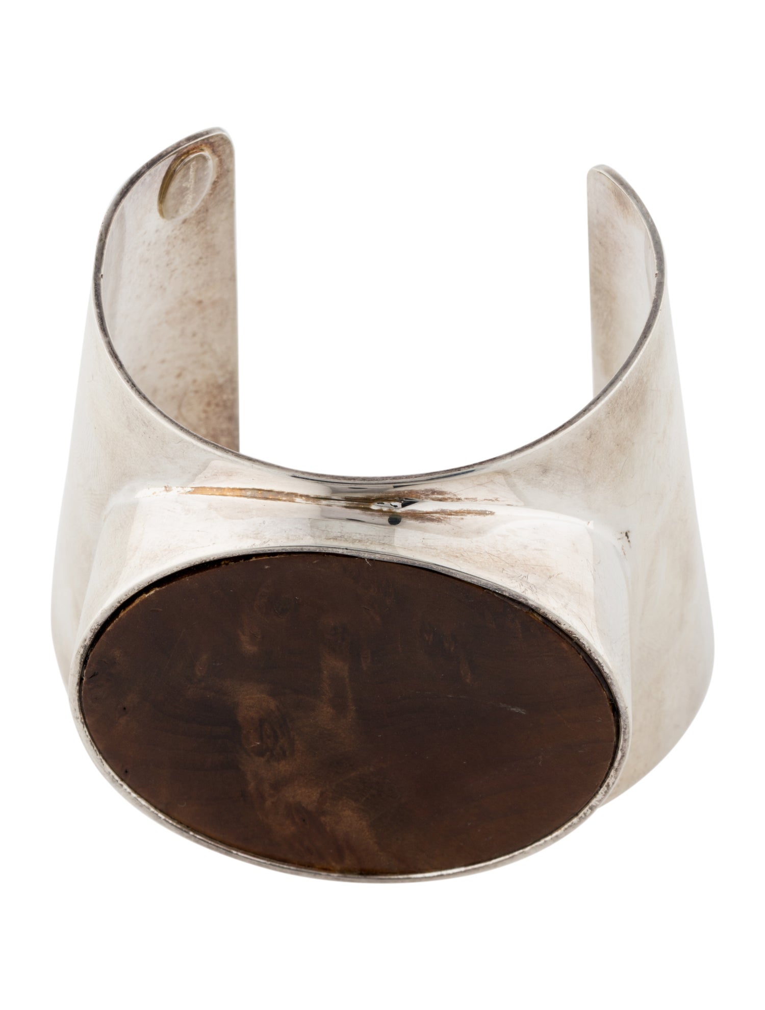 Ralph Lauren Wood Embellished Cuff Bracelet