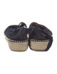 Ralph Lauren Purple Label Suede Embroidered Accent Espadrilles