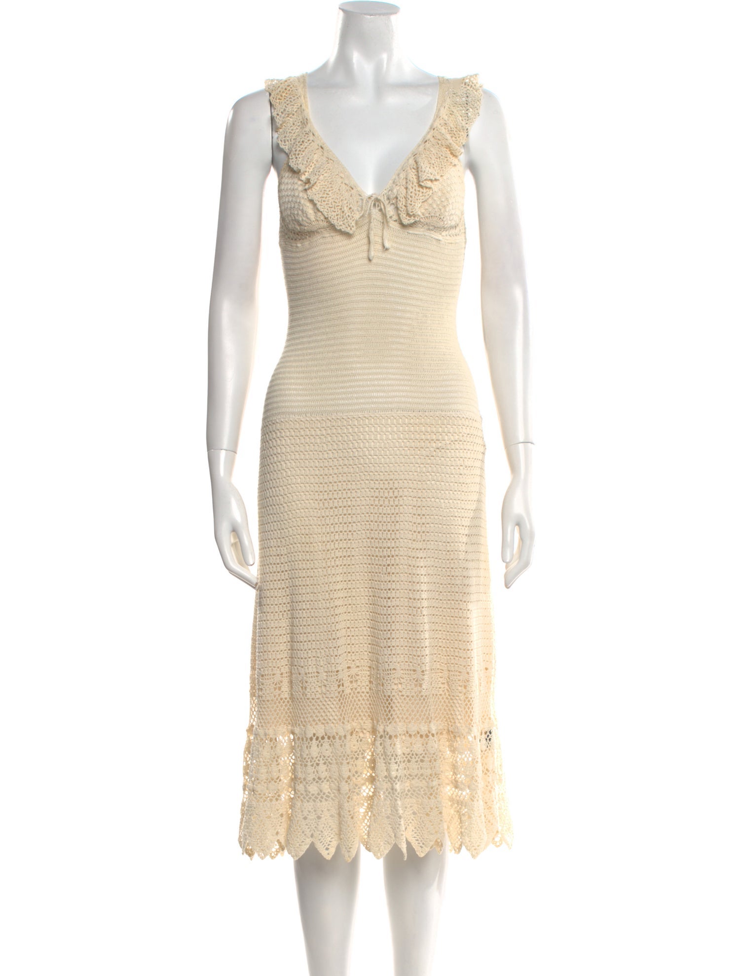 Ralph Lauren V-Neck Long Dress