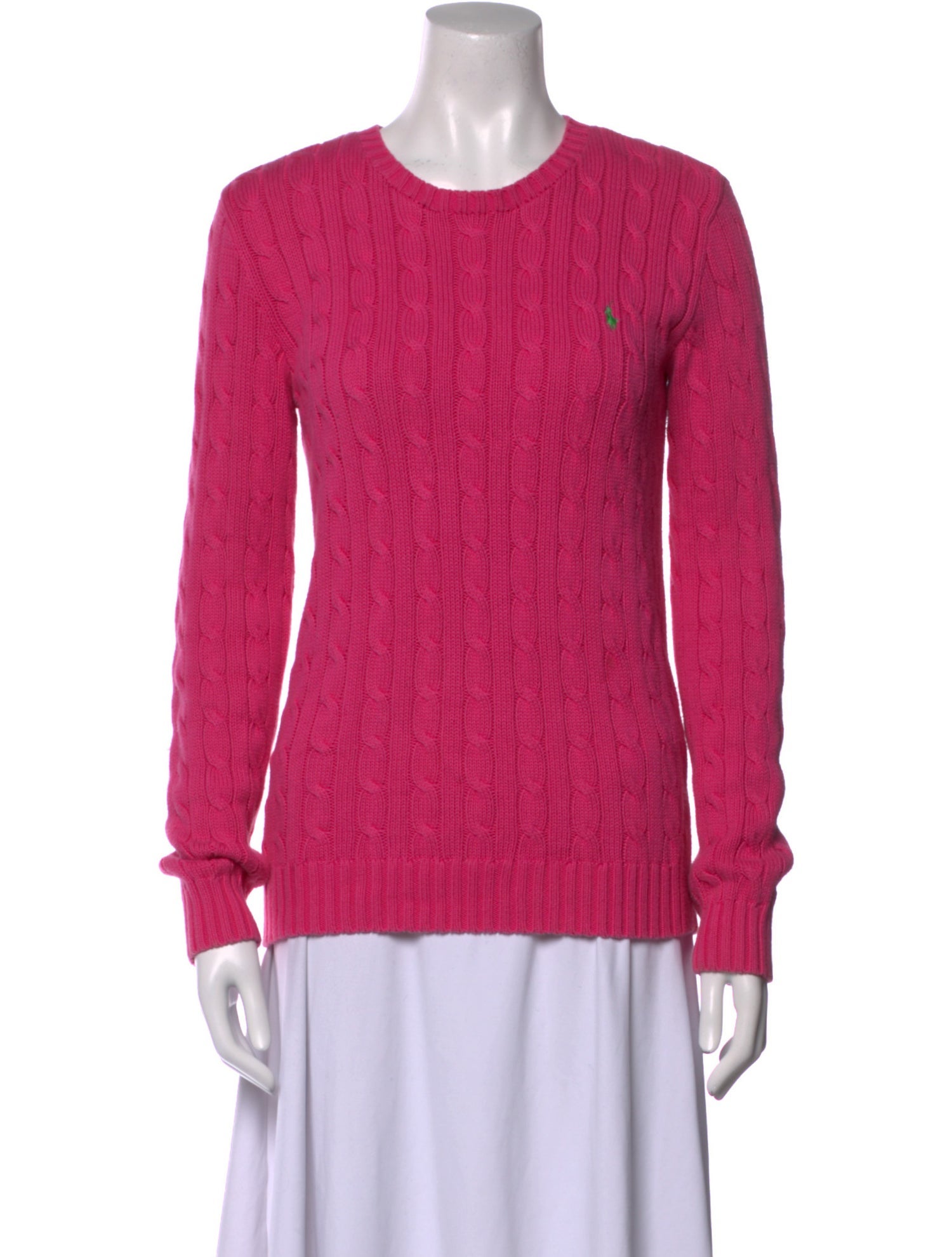 Ralph Lauren Patterned Crew Neck Sweater