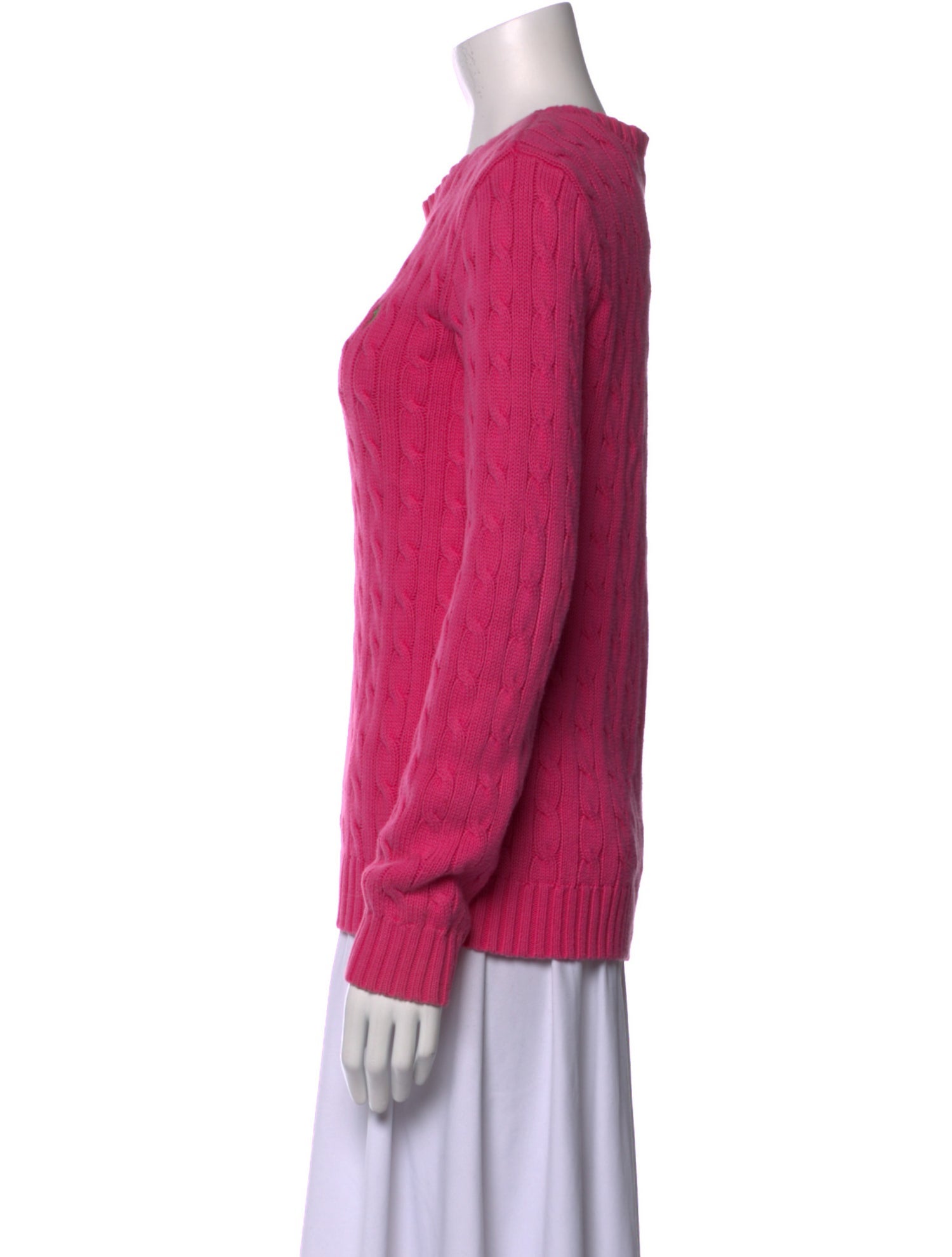 Ralph Lauren Patterned Crew Neck Sweater