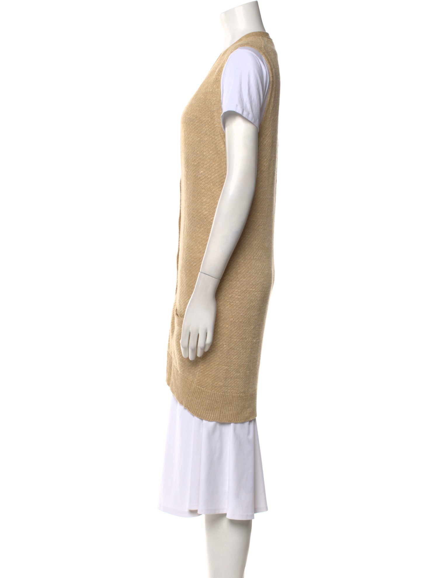 Ralph Lauren Linen V-Neck Sweater