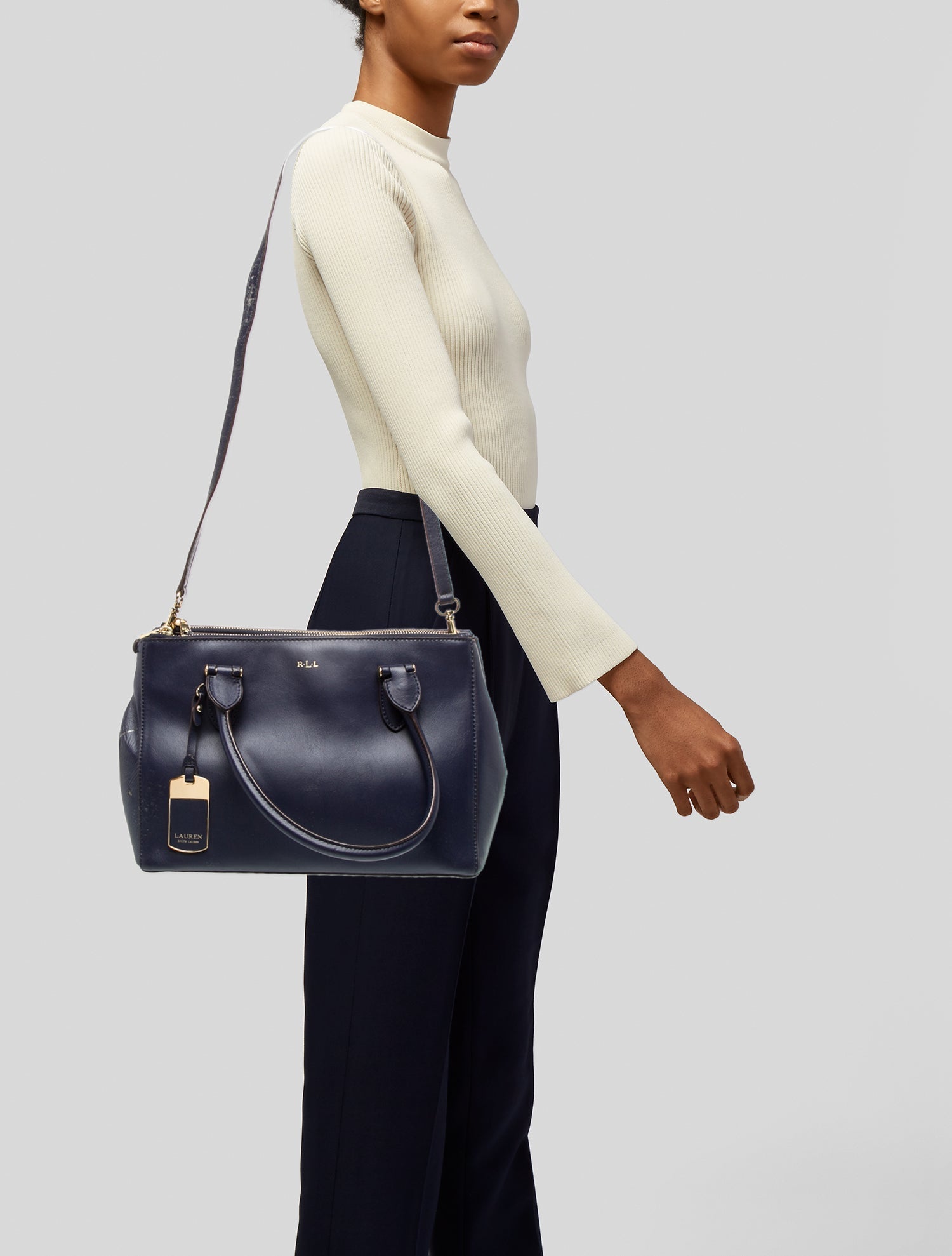 Ralph Lauren Leather Shoulder Bag