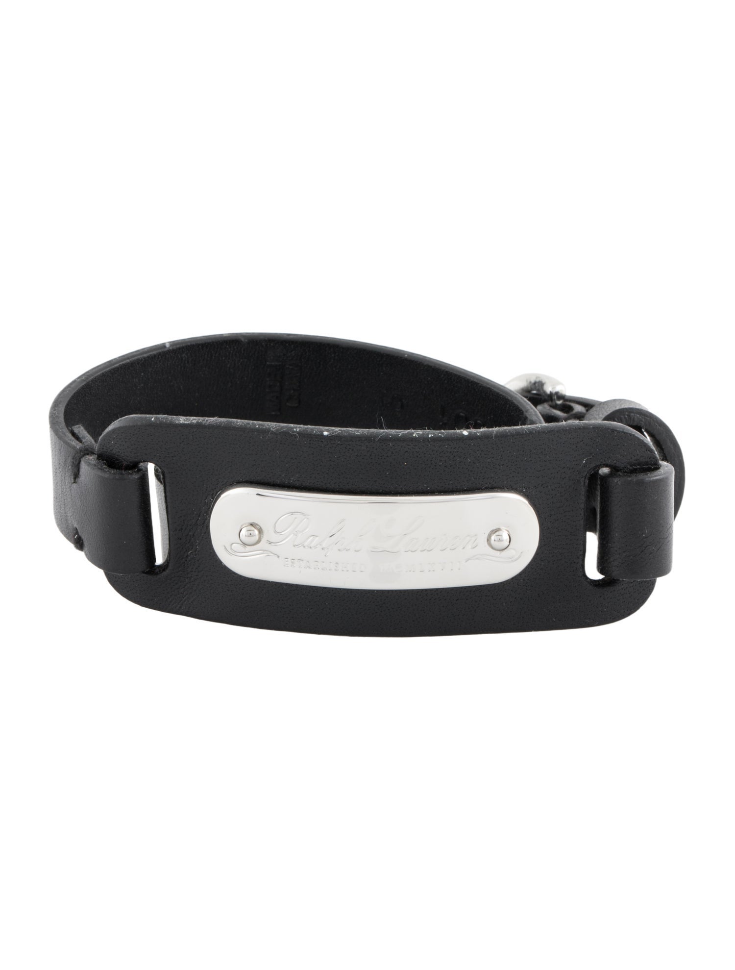 【VINTAGE】Hermès Bracelet cuir Étrivière Hermès Vintage Leather Wide Etriviere 2 Bracelet - Black