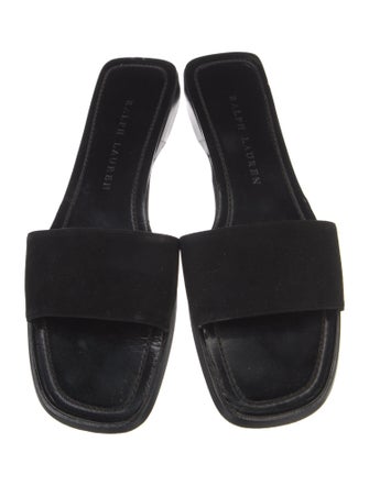 Ralph Lauren Suede Slides
