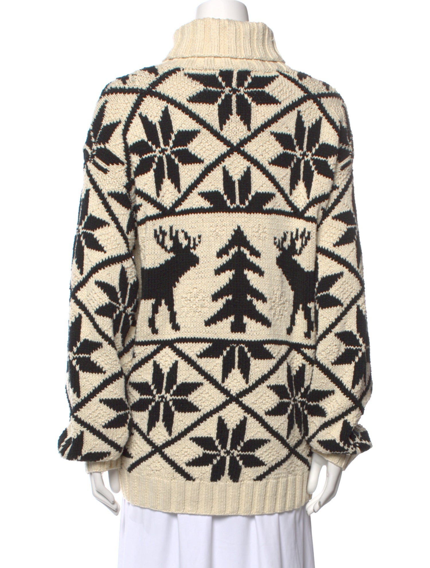 Ralph Lauren Printed Turtleneck Sweater