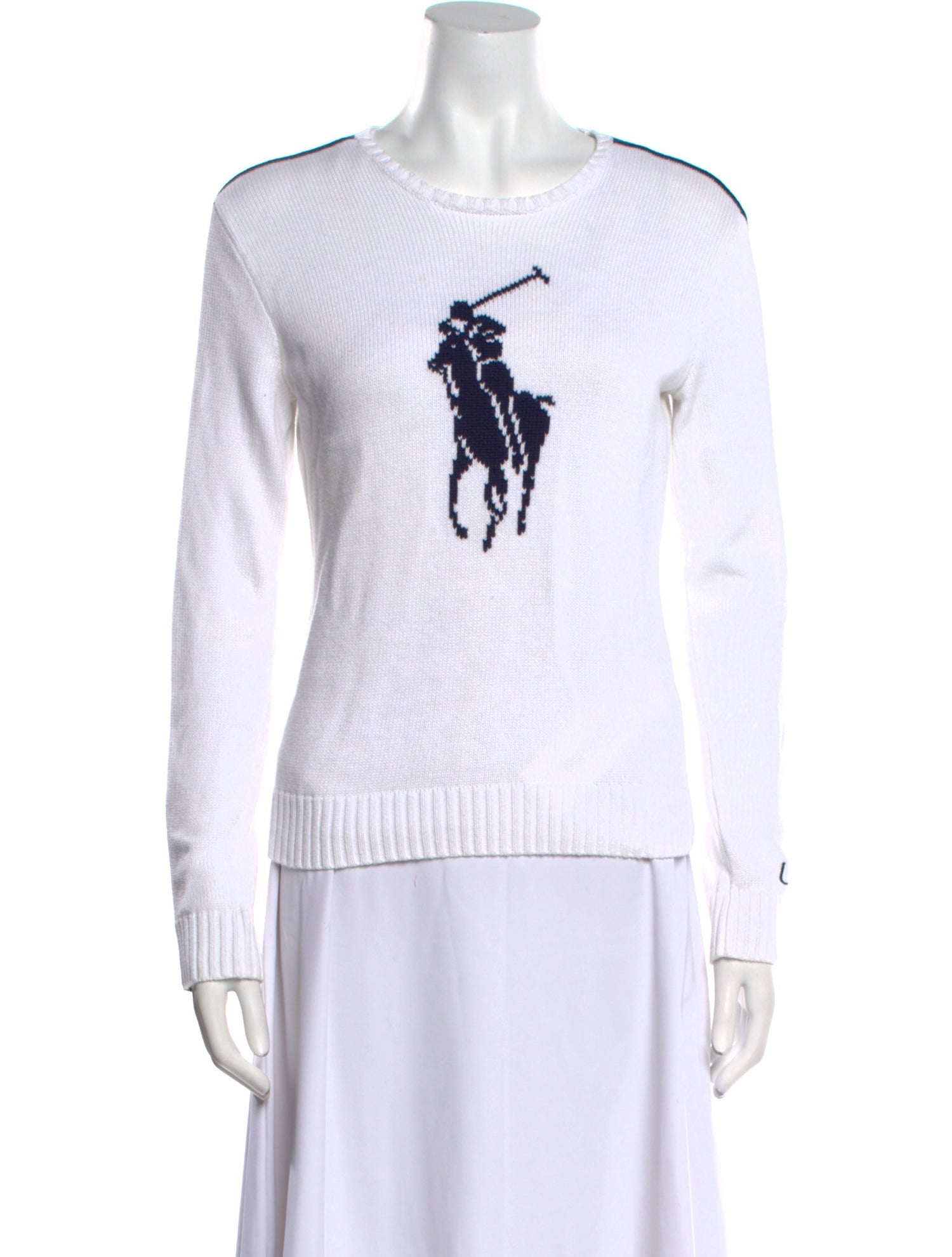 Ralph Lauren Graphic Print Crew Neck Sweater