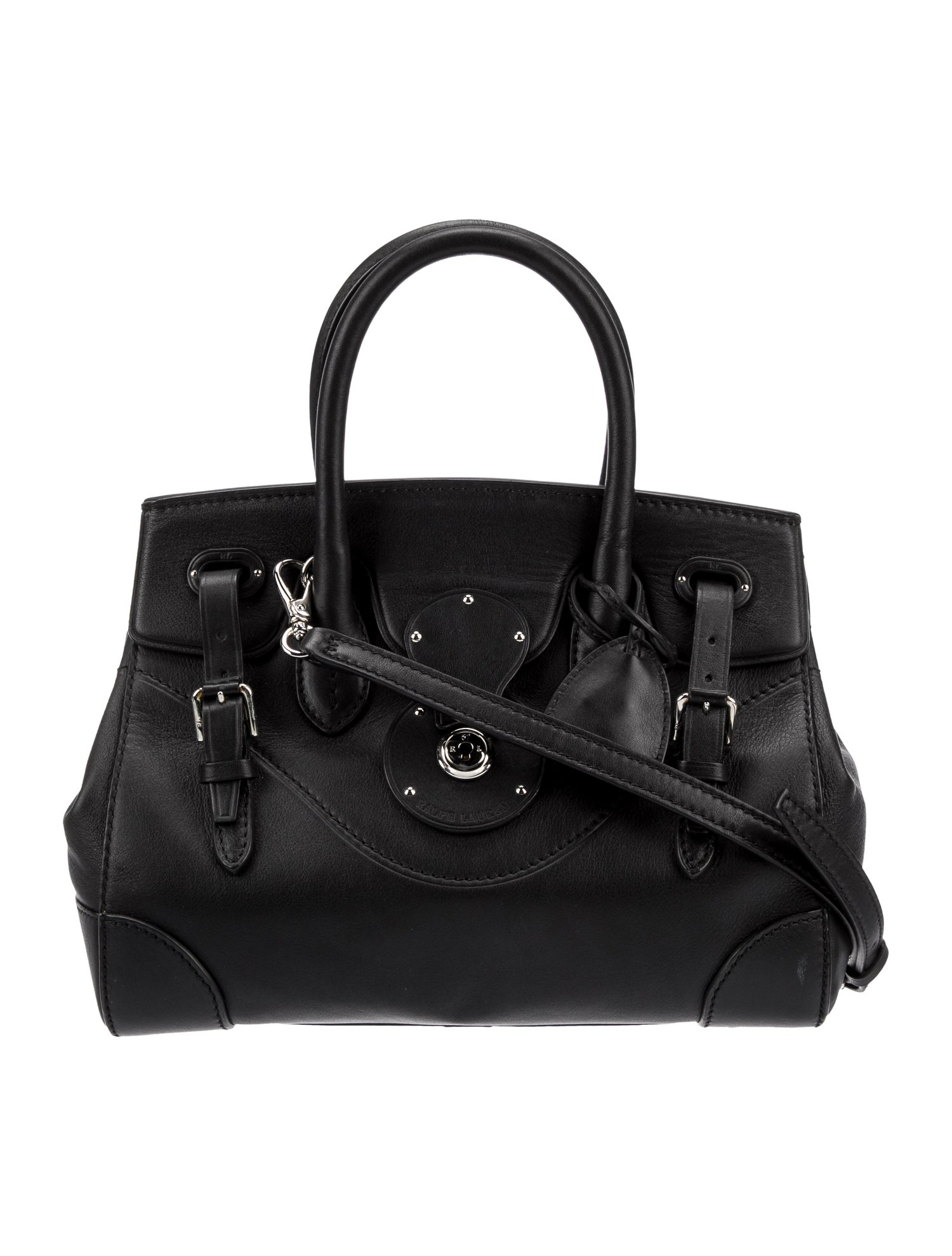 Ralph Lauren Leather Top Handle Bag