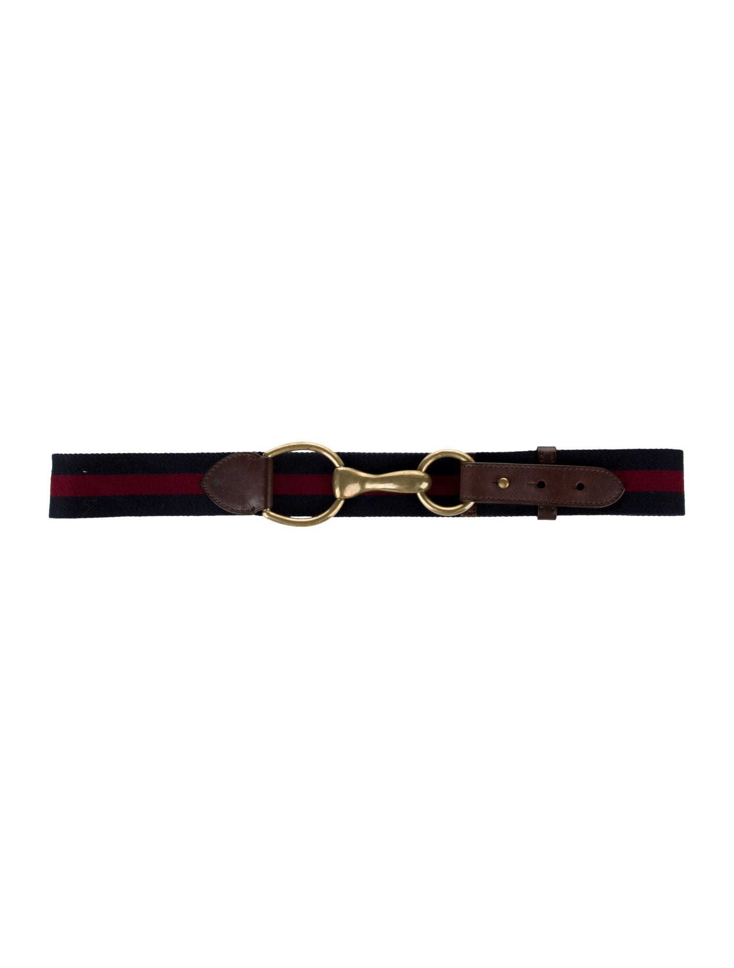 Ralph Lauren Leather Trim Embellishment Waist Belt