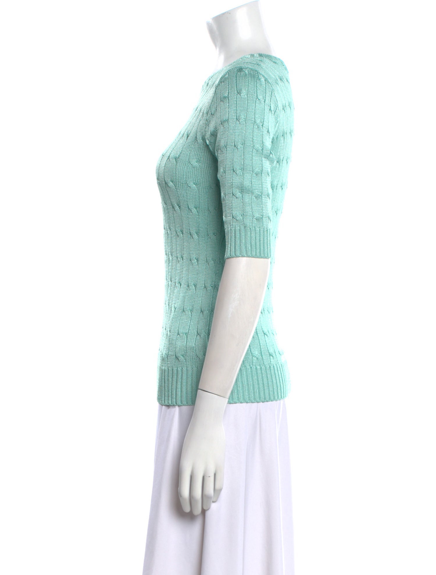 Ralph Lauren Silk Crew Neck Sweater