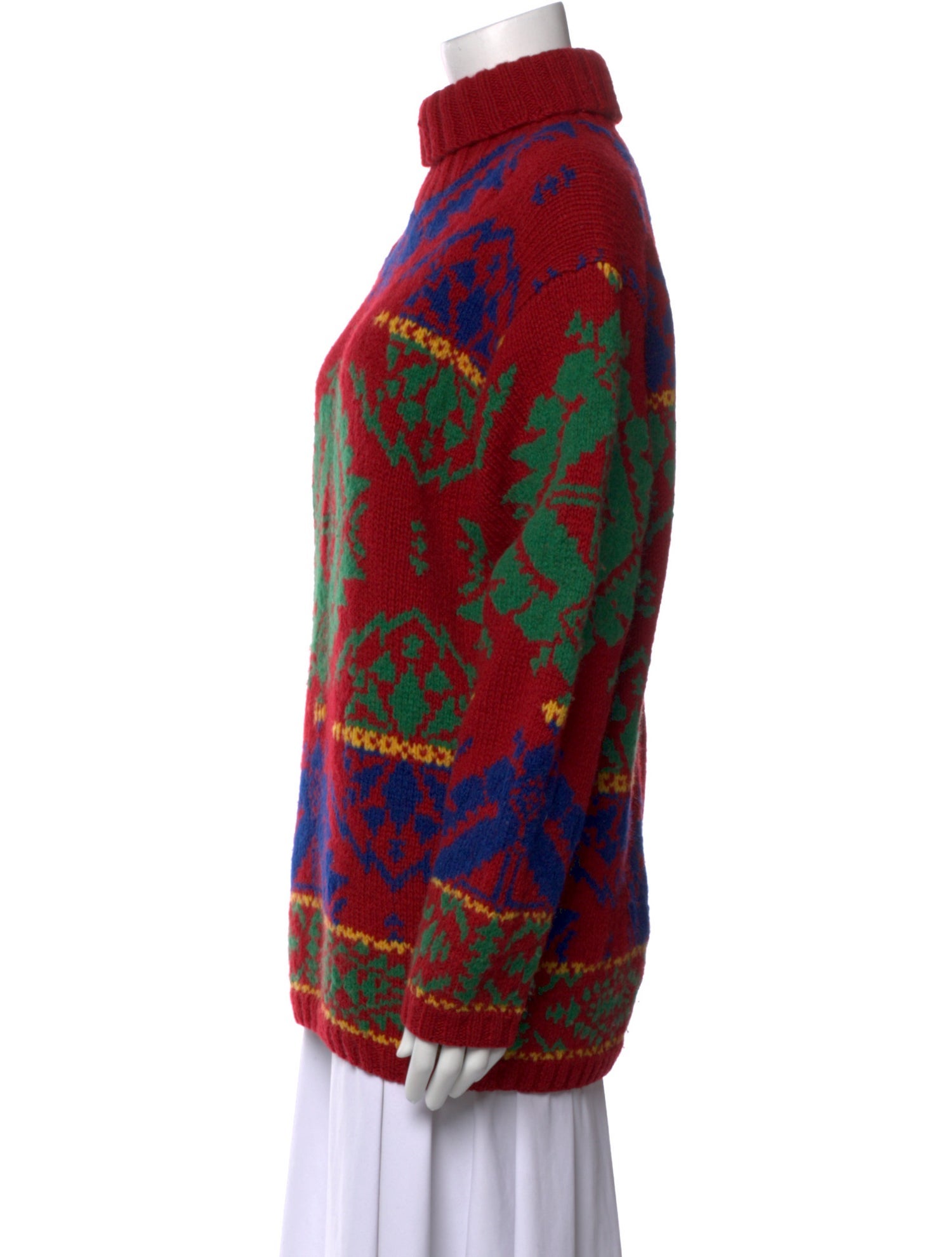 Ralph Lauren Wool Printed Sweater