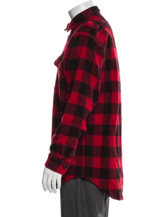 Ralph Ralph Lauren Wool Plaid Print Jacket