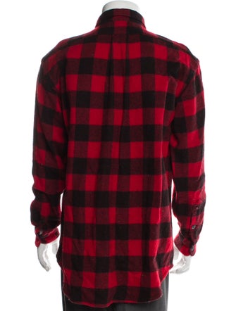 Ralph Ralph Lauren Wool Plaid Print Jacket