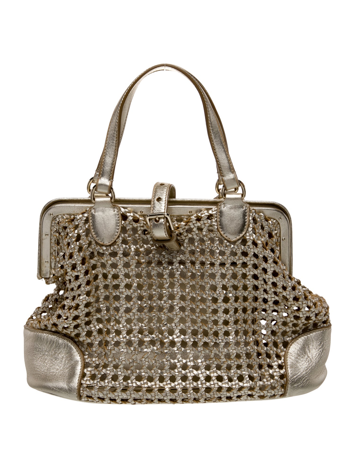 Ralph Lauren Leather Top Handle Bag