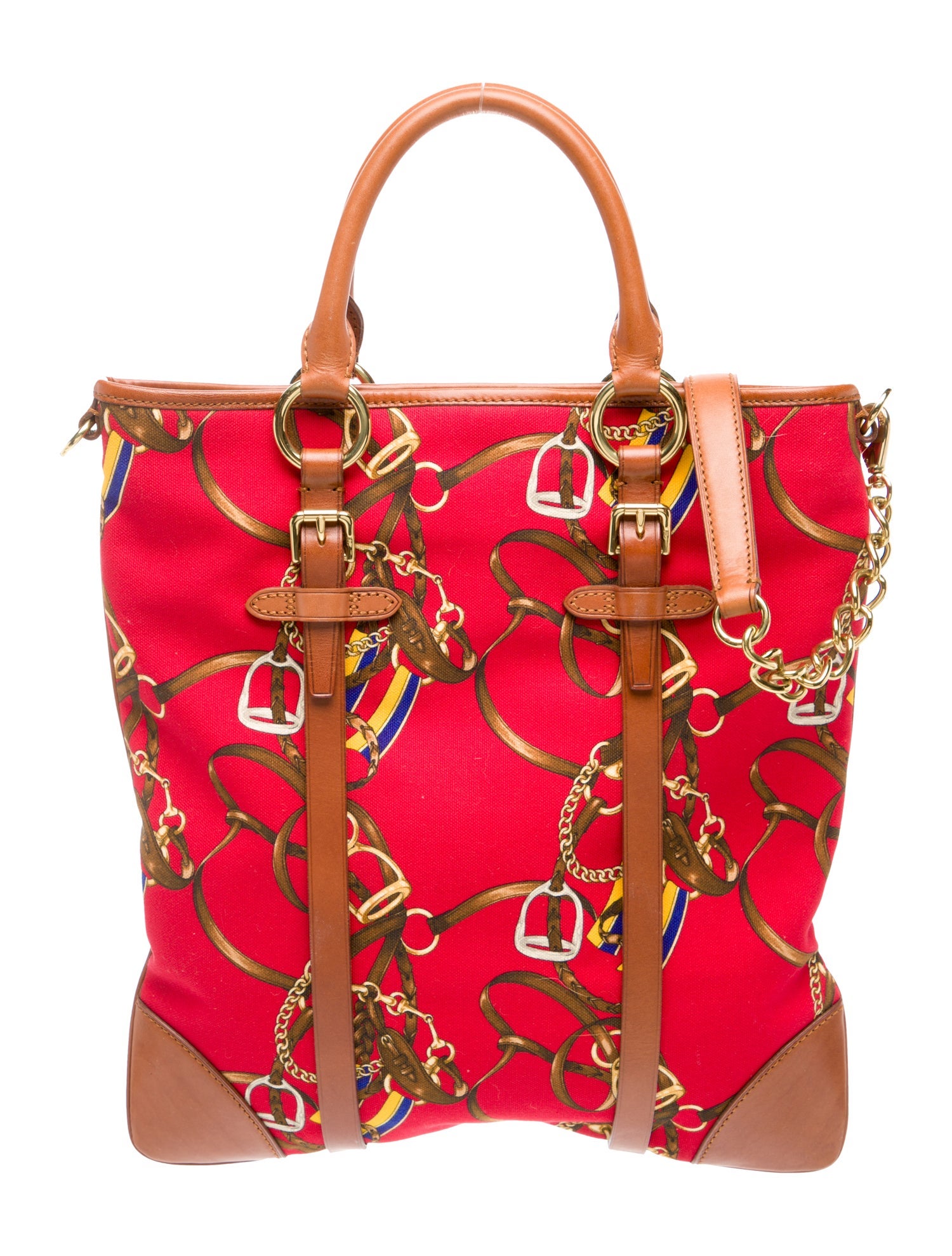 Ralph Lauren Canvas Top Handle Bag