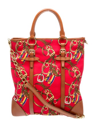 Ralph Lauren Canvas Top Handle Bag