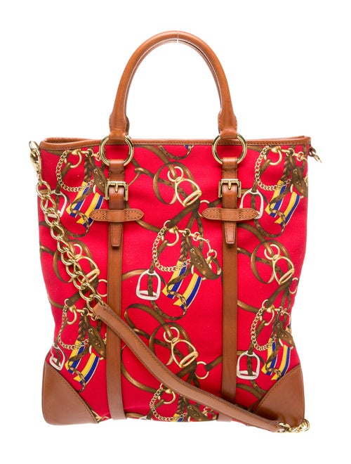 Ralph Lauren Canvas Top Handle Bag