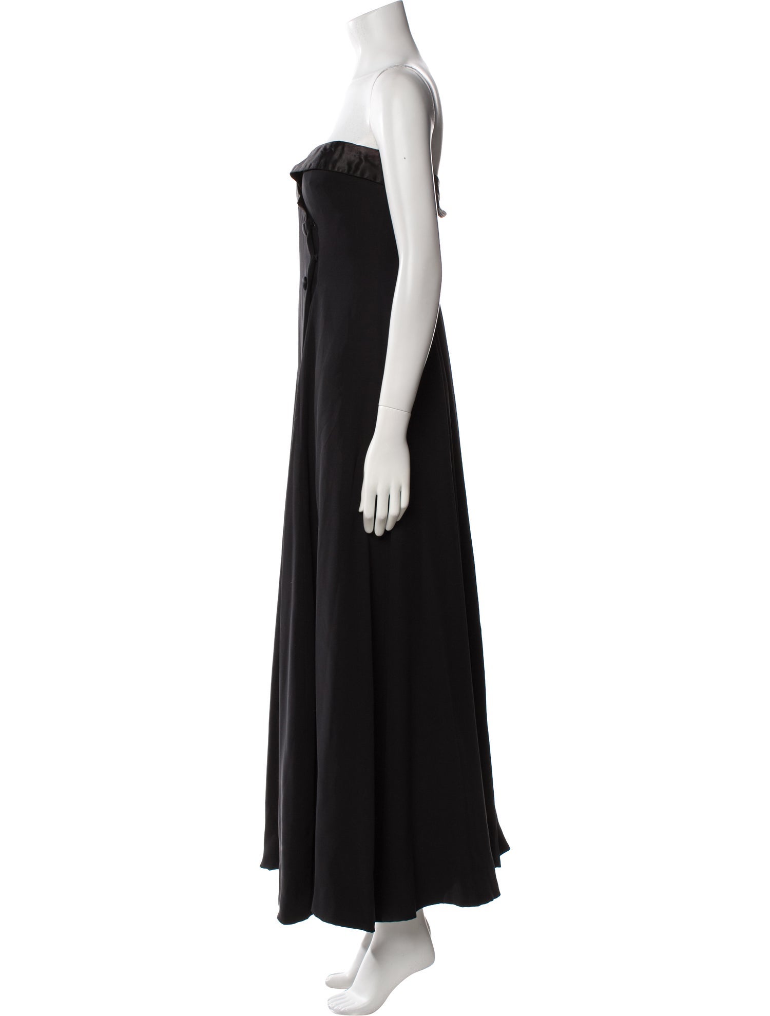 Ralph Lauren Purple Label Strapless Long Dress