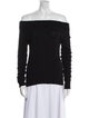Ralph Lauren Collection Cashmere Off-The-Shoulder Sweater