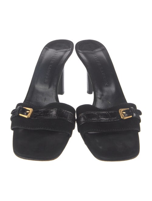 Ralph Lauren Suede Slides