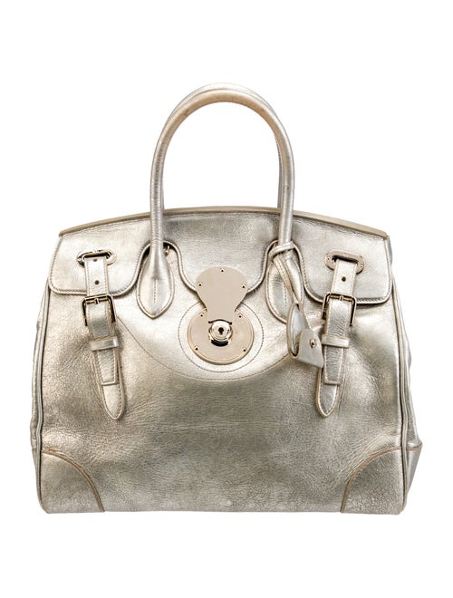 Ralph Lauren Leather Top Handle Bag