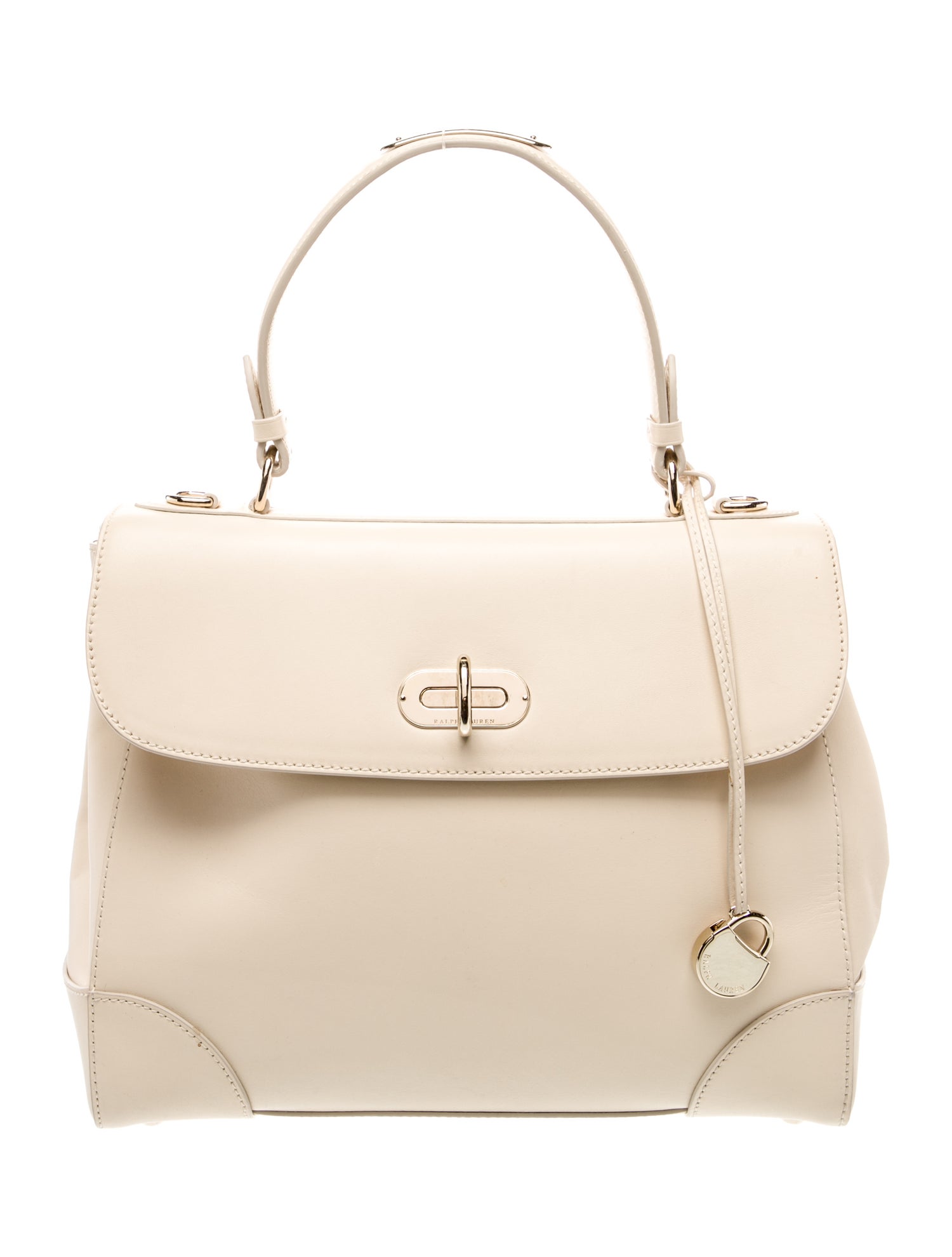 Ralph Lauren Leather Top Handle Bag