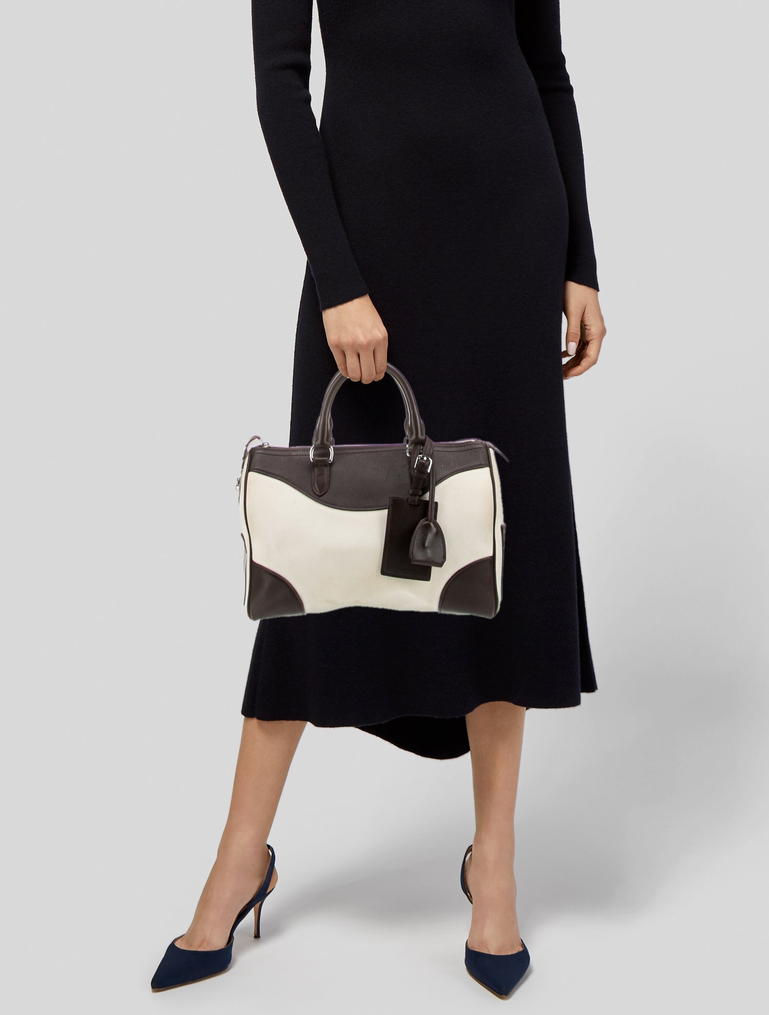 Ralph Lauren Leather Top Handle Bag