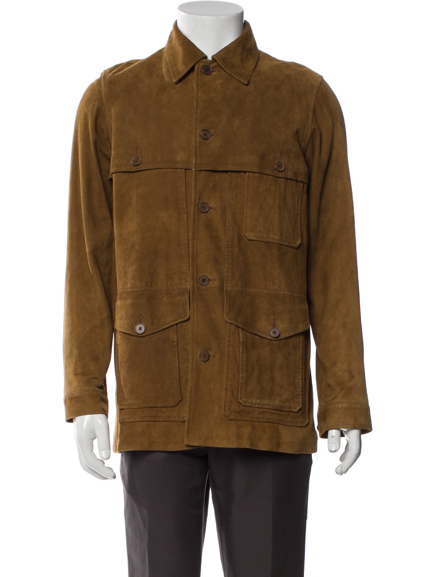 Polo Ralph Lauren Goat Leather Utility Jacket