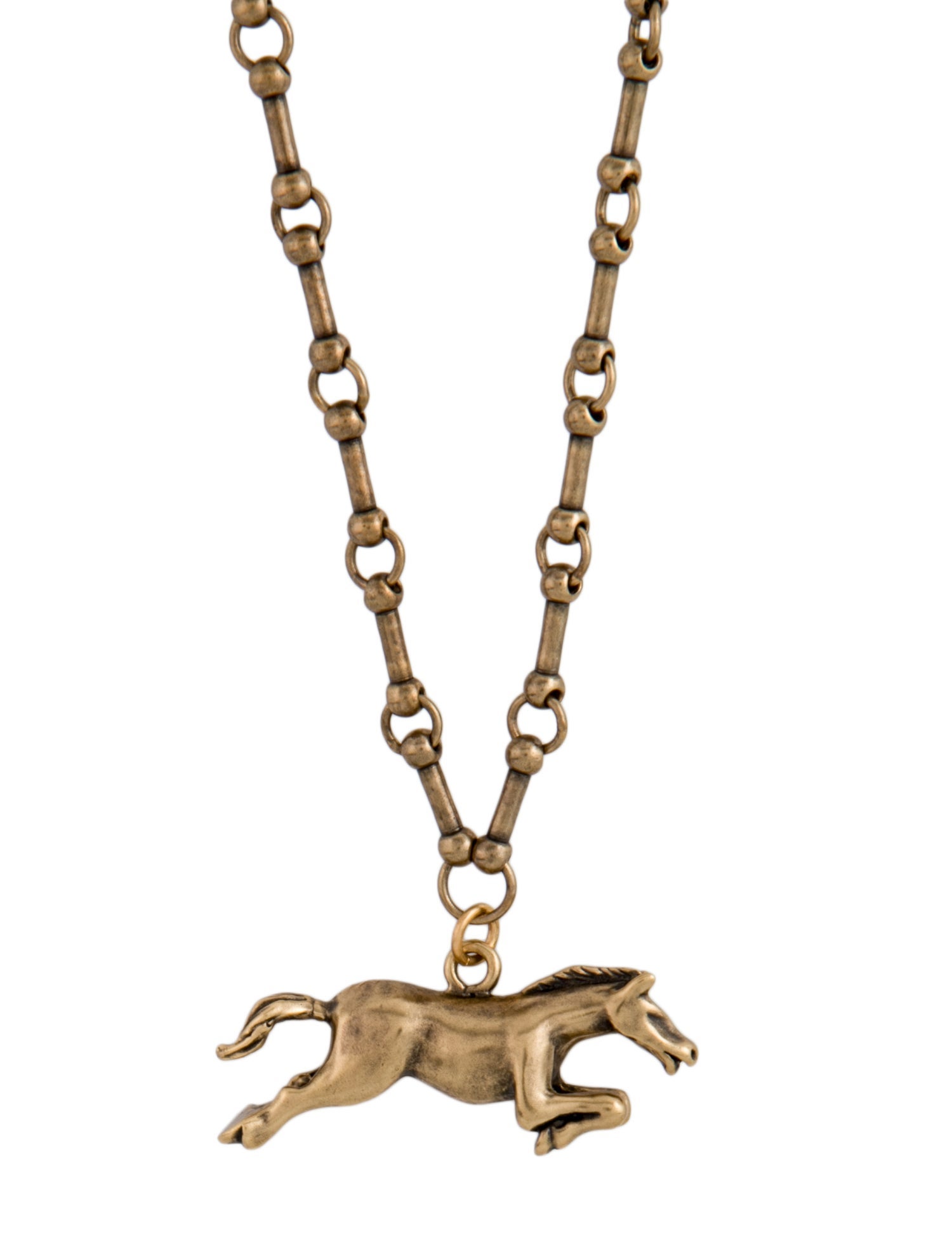 Ralph Lauren Horse Pendant Necklace