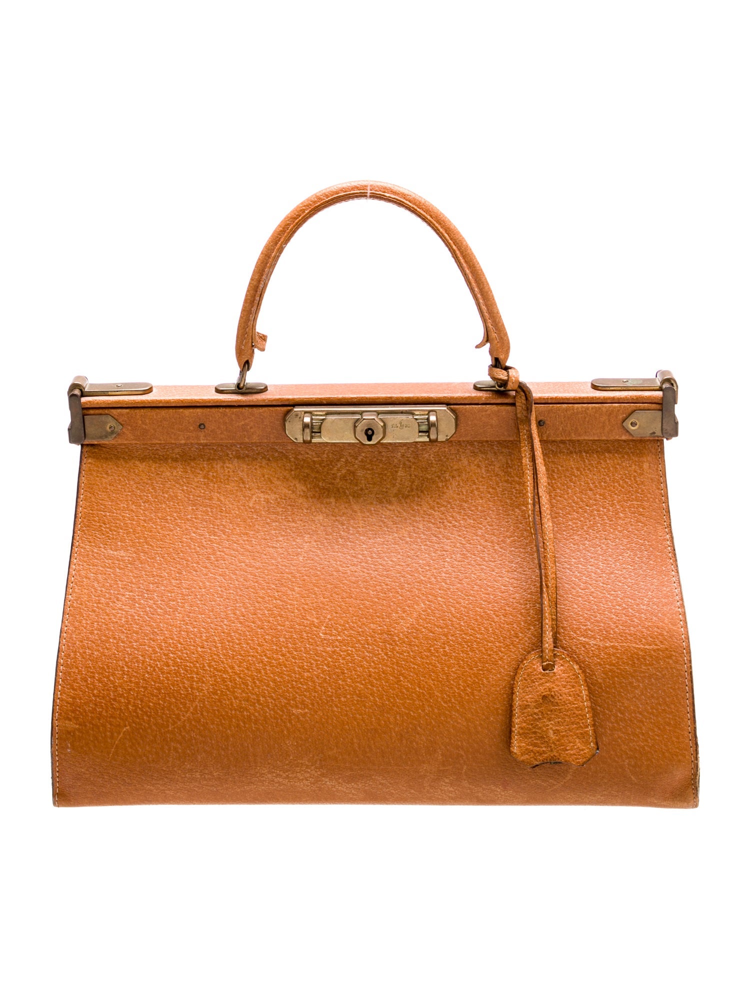 Ralph Lauren Leather Top Handle Bag Vintage