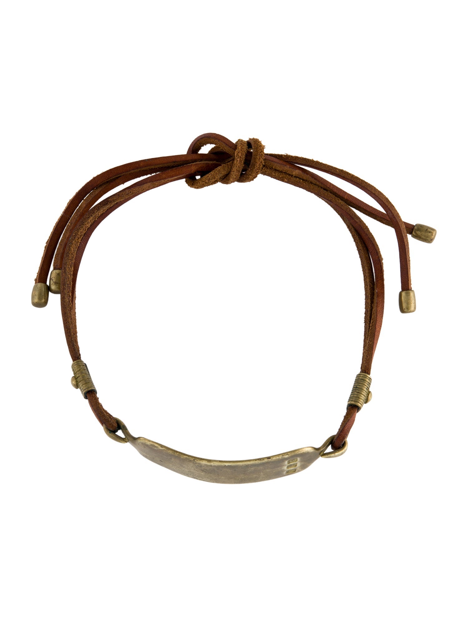 Ralph Lauren Leather Collar Necklace