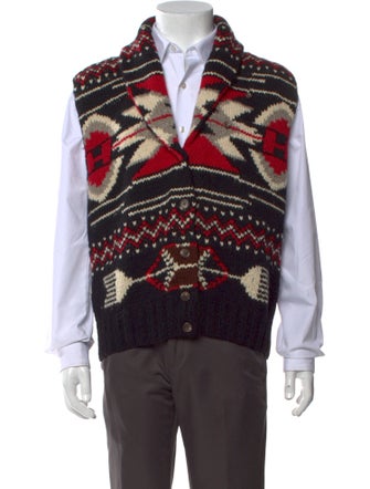 Polo Ralph Lauren Wool Patterned Sweater Vest